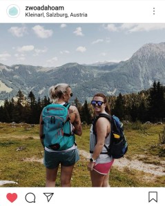 Instagram Post Zwoa Dahoam Wandern